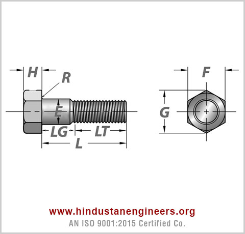 ASTM A307 Grade Heavy Hex Bolt